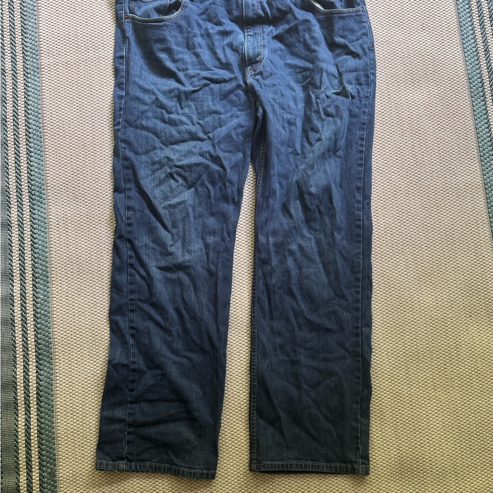 Levi's Dark Blue Straight Jeans